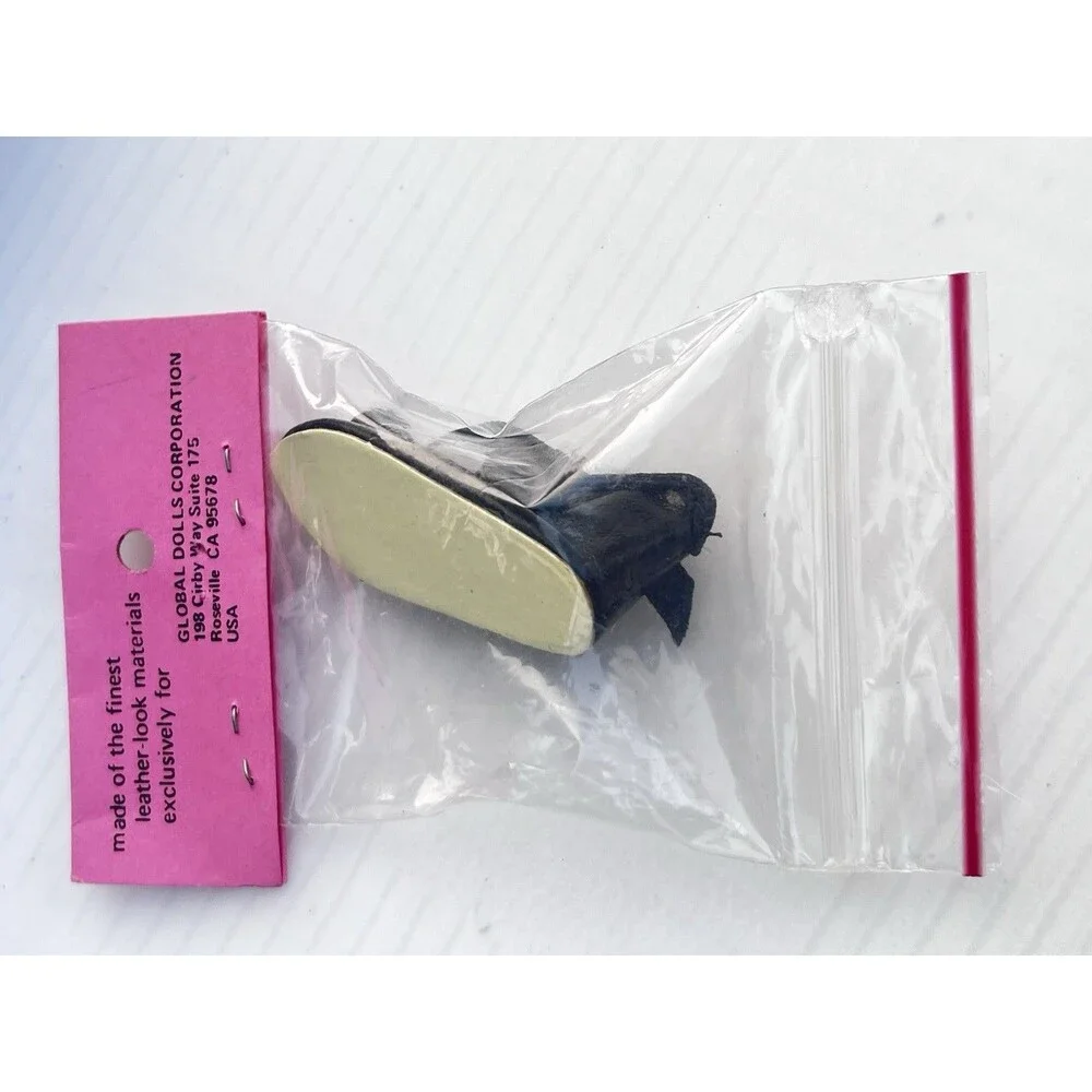 Vintage Global Dolls Size 6 Black Doll Shoe NOS Philippines Replacement